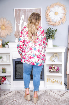 Looking For Paradise Mauve/Multi Color Floral Top - T6633MV
