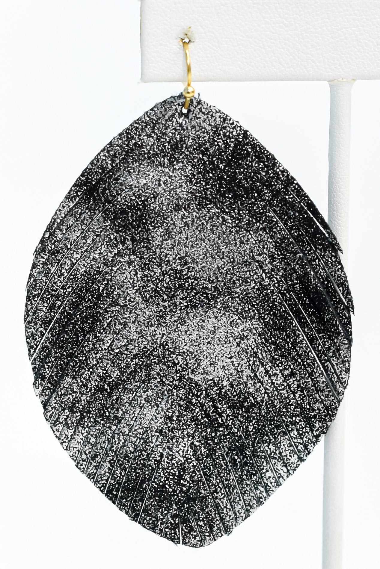 Silver Metallic Fringe Earrings - EAR3057SI