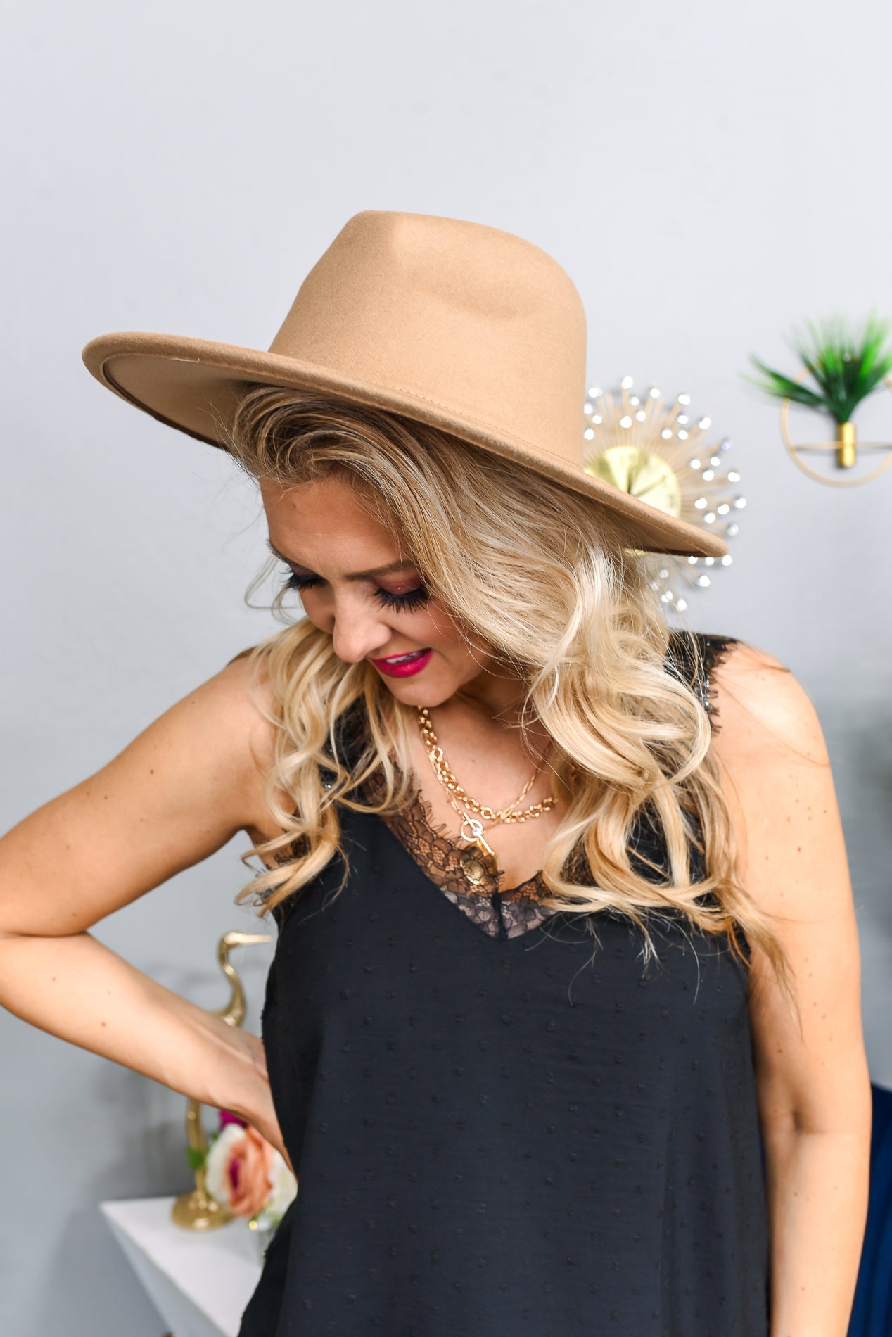 Tan Fedora - HAT1358TN