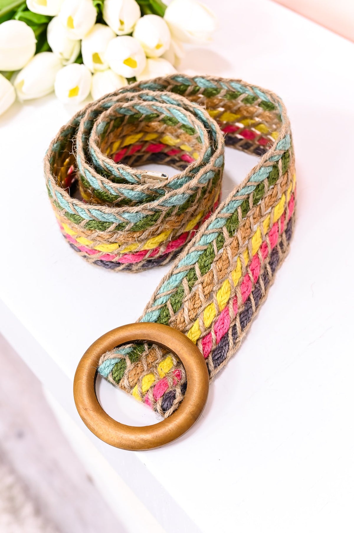 Multi Color Braided Belt - BLT1233MU