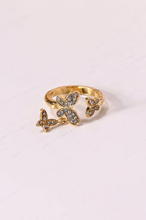Gold/Bling 5-Piece Ring Set - RNG1101GO
