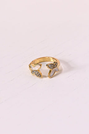 Gold/Bling 5-Piece Ring Set - RNG1101GO