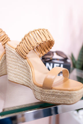 Strolling Around Town Natural Espadrille Wedges - SHO2519NA