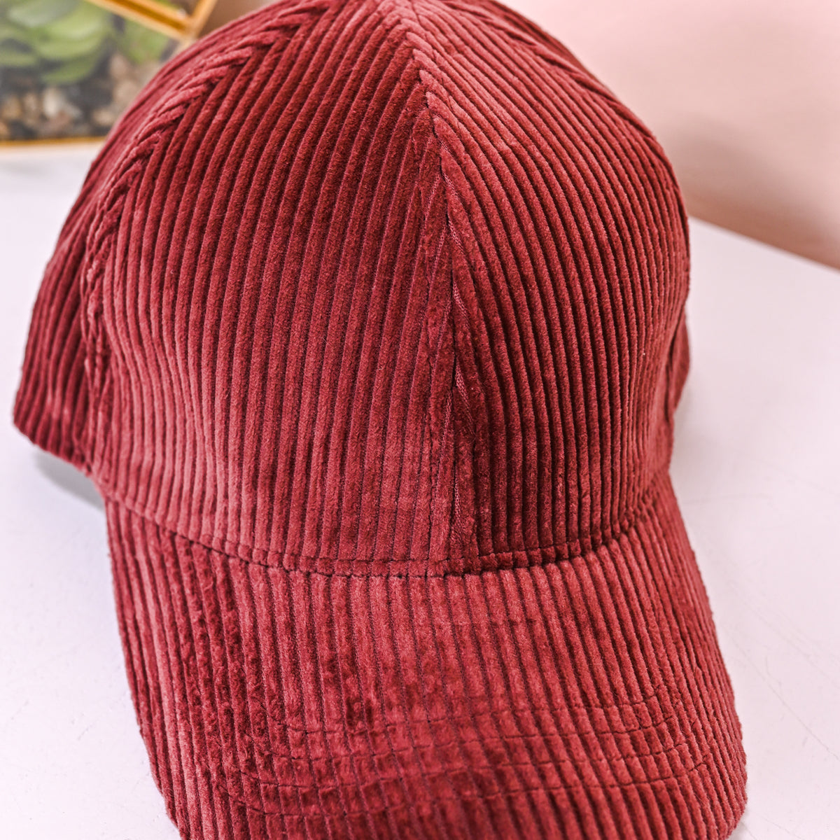 新品同様 Burgundy Corduroy HAT1425BU - Hat 帽子