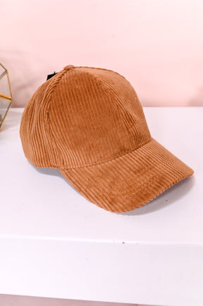 Brown Corduroy Hat - HAT1439BR