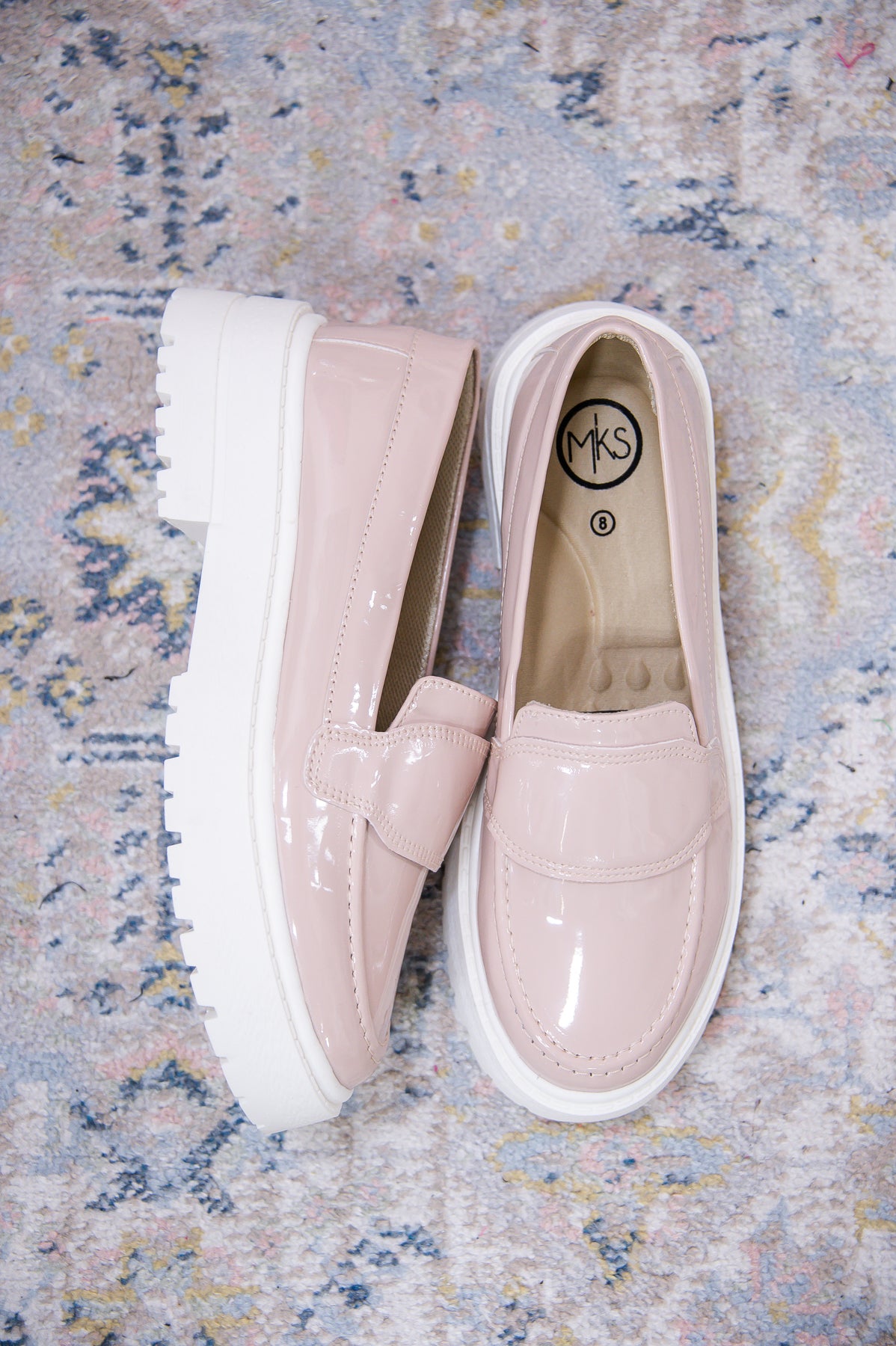 Best Foot Forward Blush Solid Slip-On Loafers - SHO2578BS