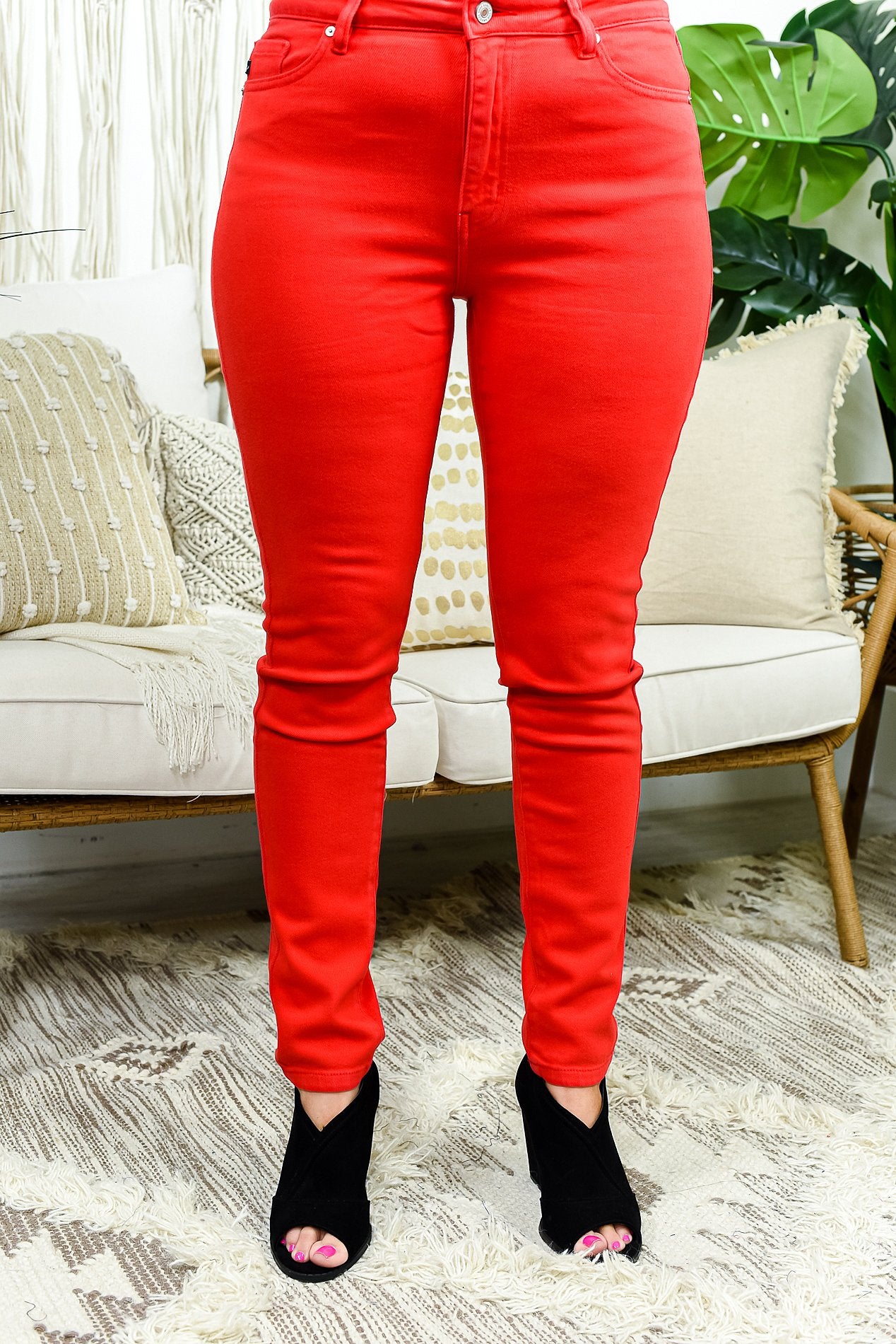 The New Look Red Jeans - K670RD