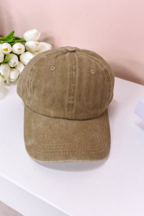 Khaki Solid Hat - HAT1378KH