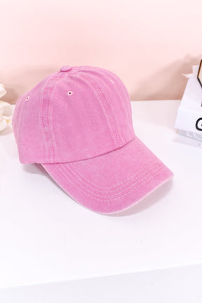 Vintage Pink Solid Hat - HAT1379VPK