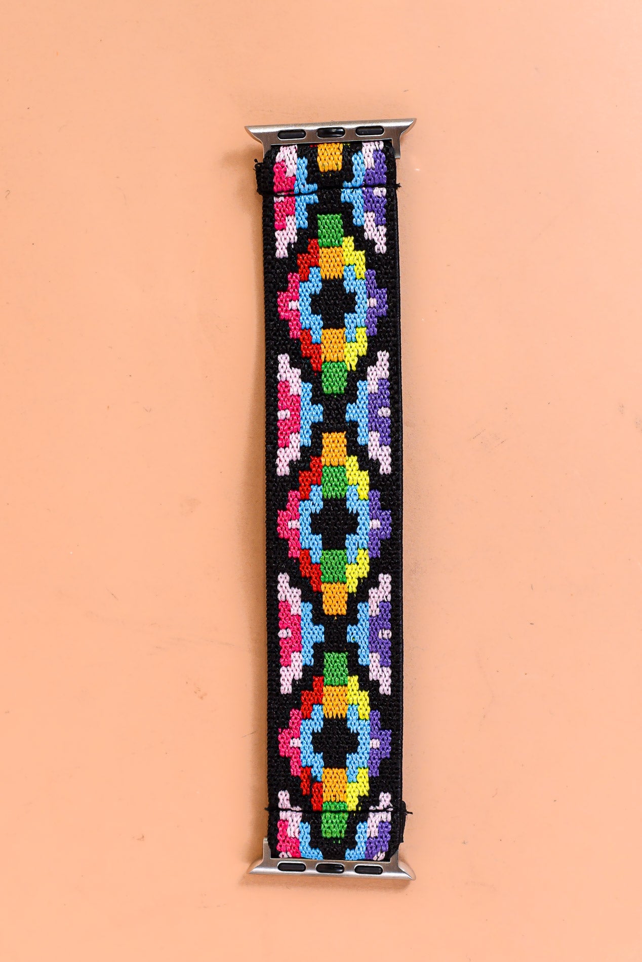Multi Color Tribal Printed Stretchy Watch Band - WB030MU
