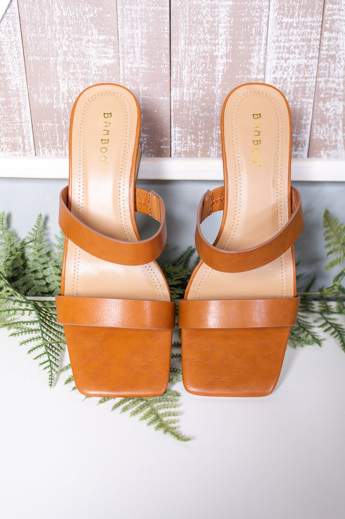 All About Aesthetic Tan Slip On Heels - SHO2536TN