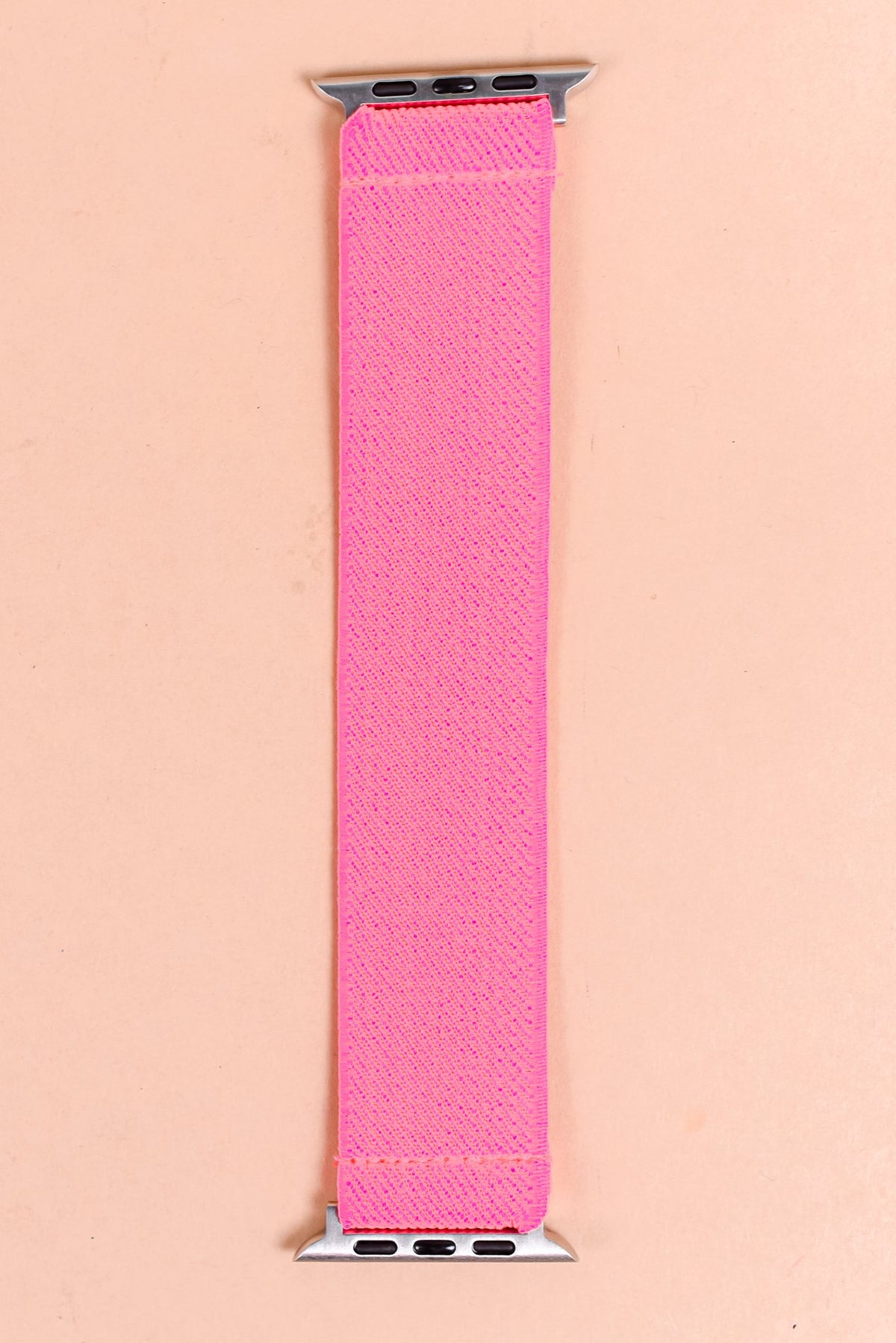 Neon Pink Stretchy Apple Watch Band - WB029NPK