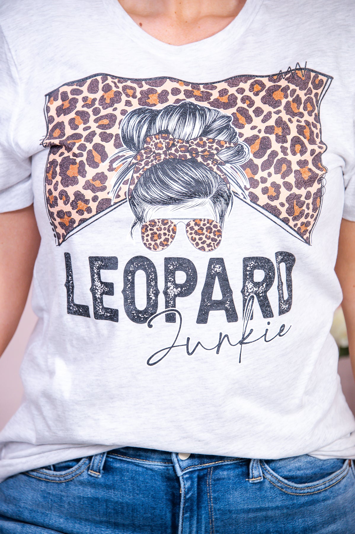 Find Your Inner Roar Ash Printed Graphic Tee - A2682AH