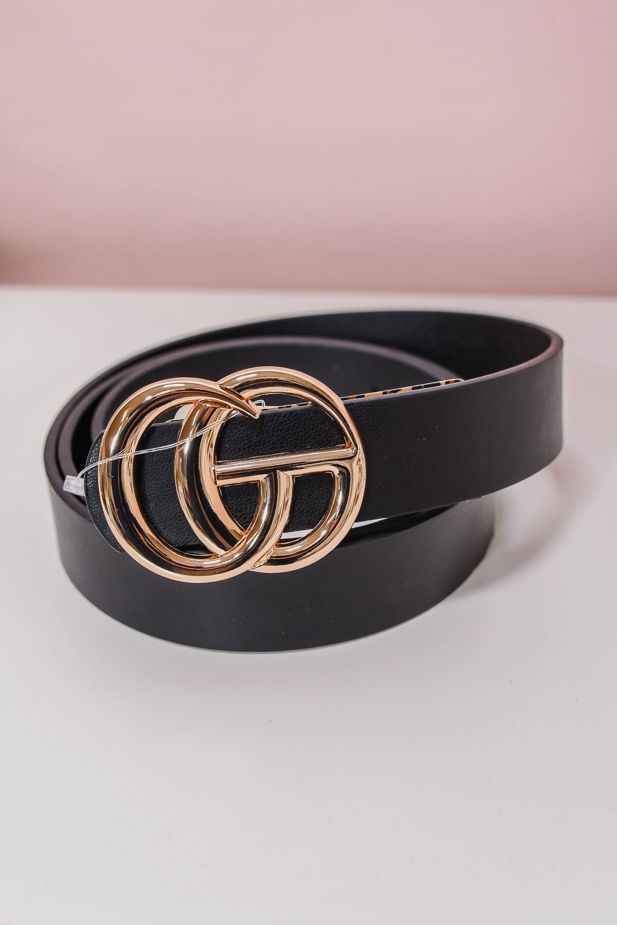 Black/Gold Belt - BLT1215BK
