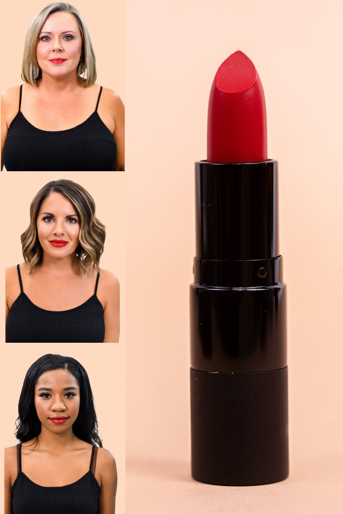 'Deep Crush' Ruby Red Lipstick - P005RR