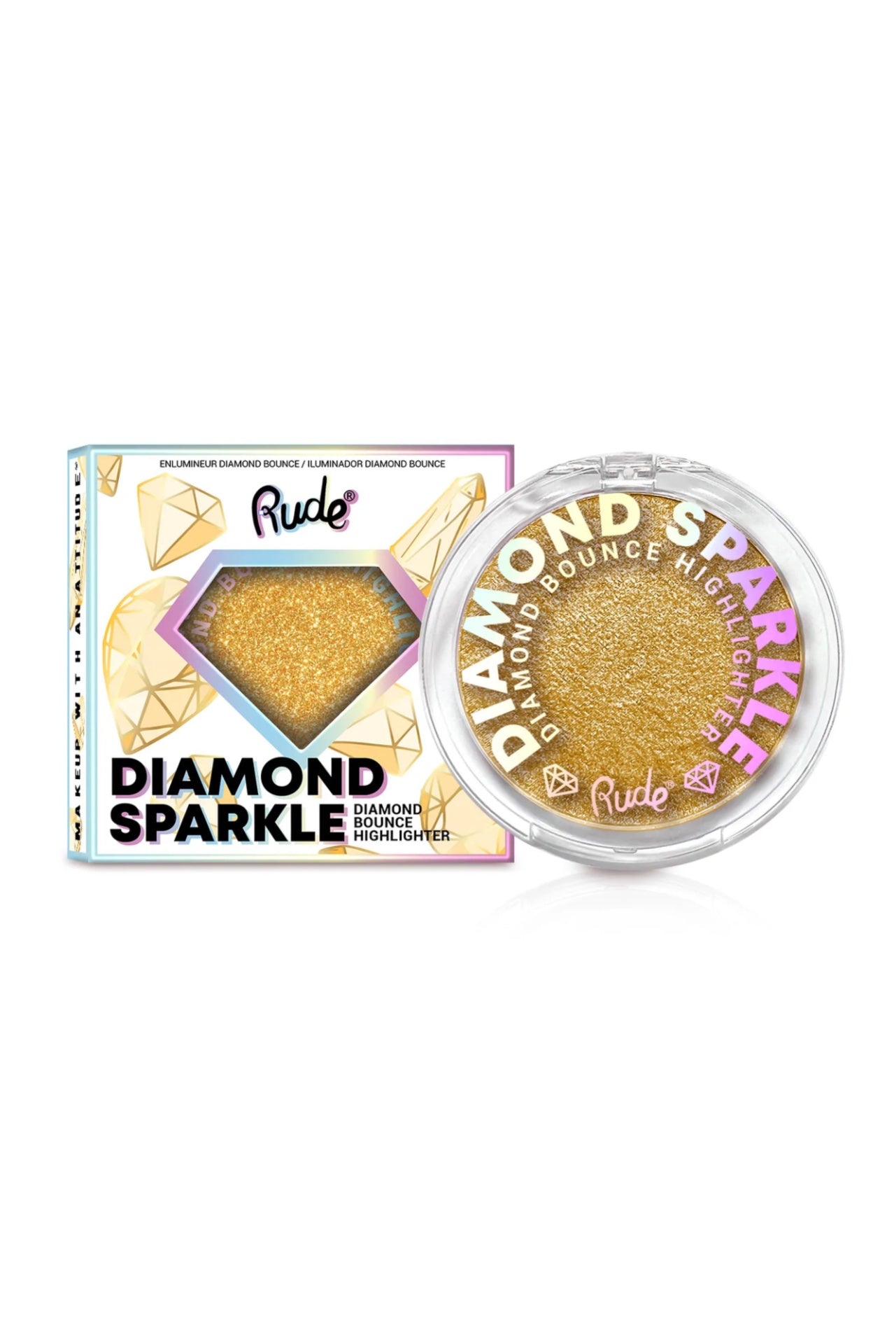 Diamond Sparkle Diamond Bounce Highlighter - Gold - MK265