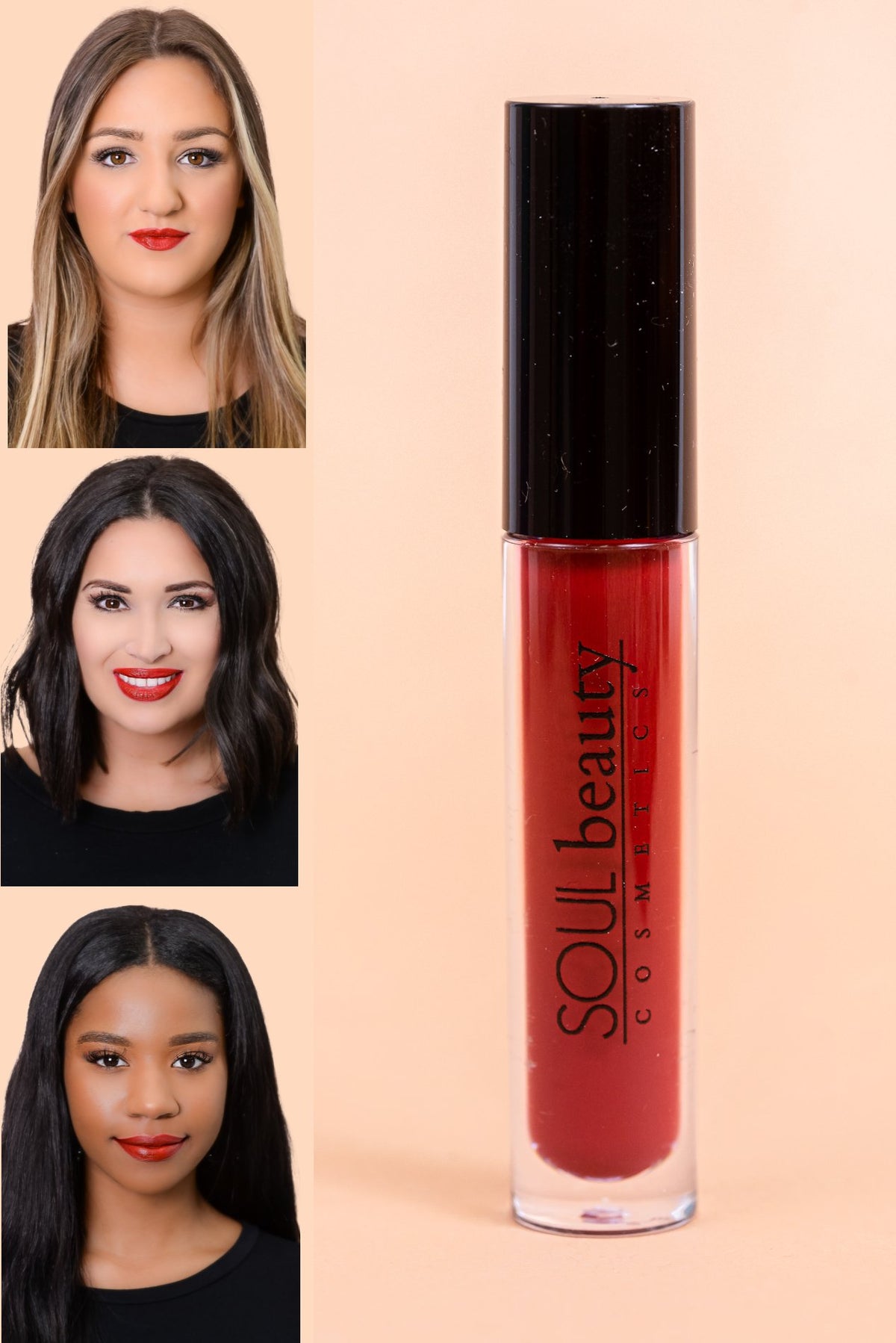'Limitless' Dark Red Matte Liquid Lipstick - FS61DRD