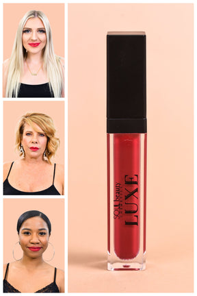 'Marilyn' Red Matte Liquid Lipstick 2 - LUX026